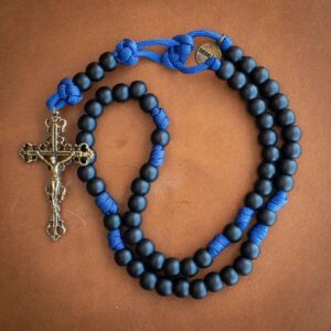 Terço Virtus - Azul Royal e Preto