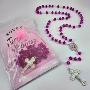 Novena Terço Das Mulheres 8mm Cristal